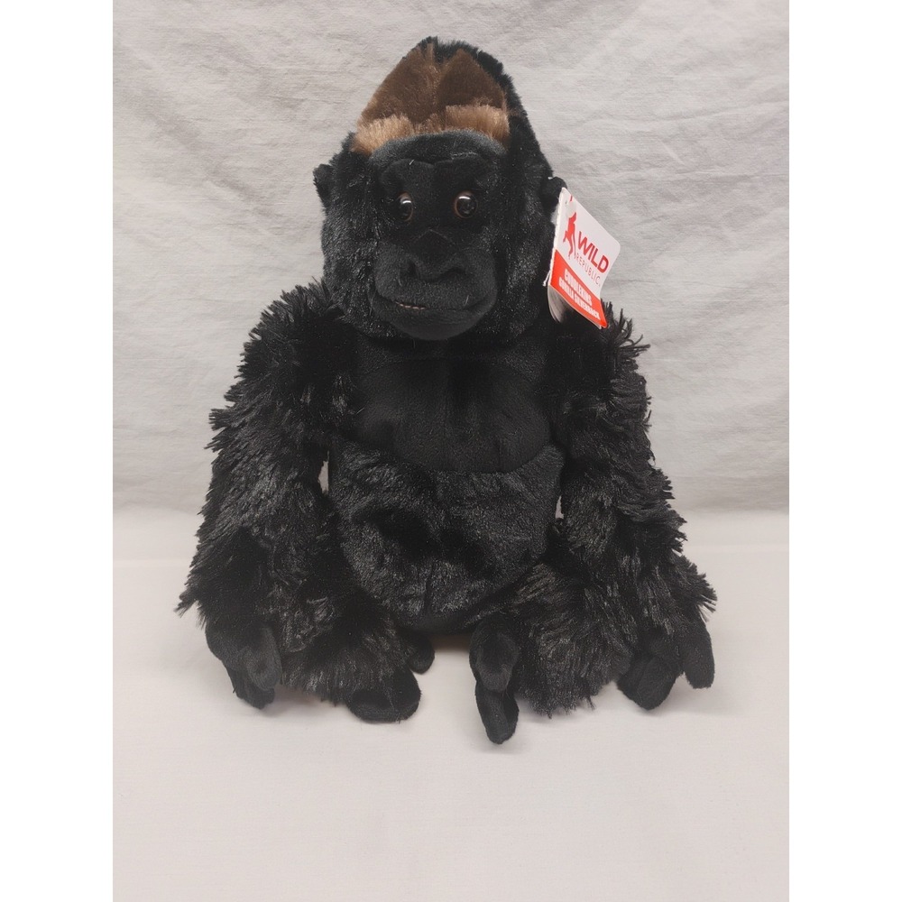 NWT Wild Republic Silverback Gorilla‎ Cuddlekins Soft Monkey Stuffed Animal